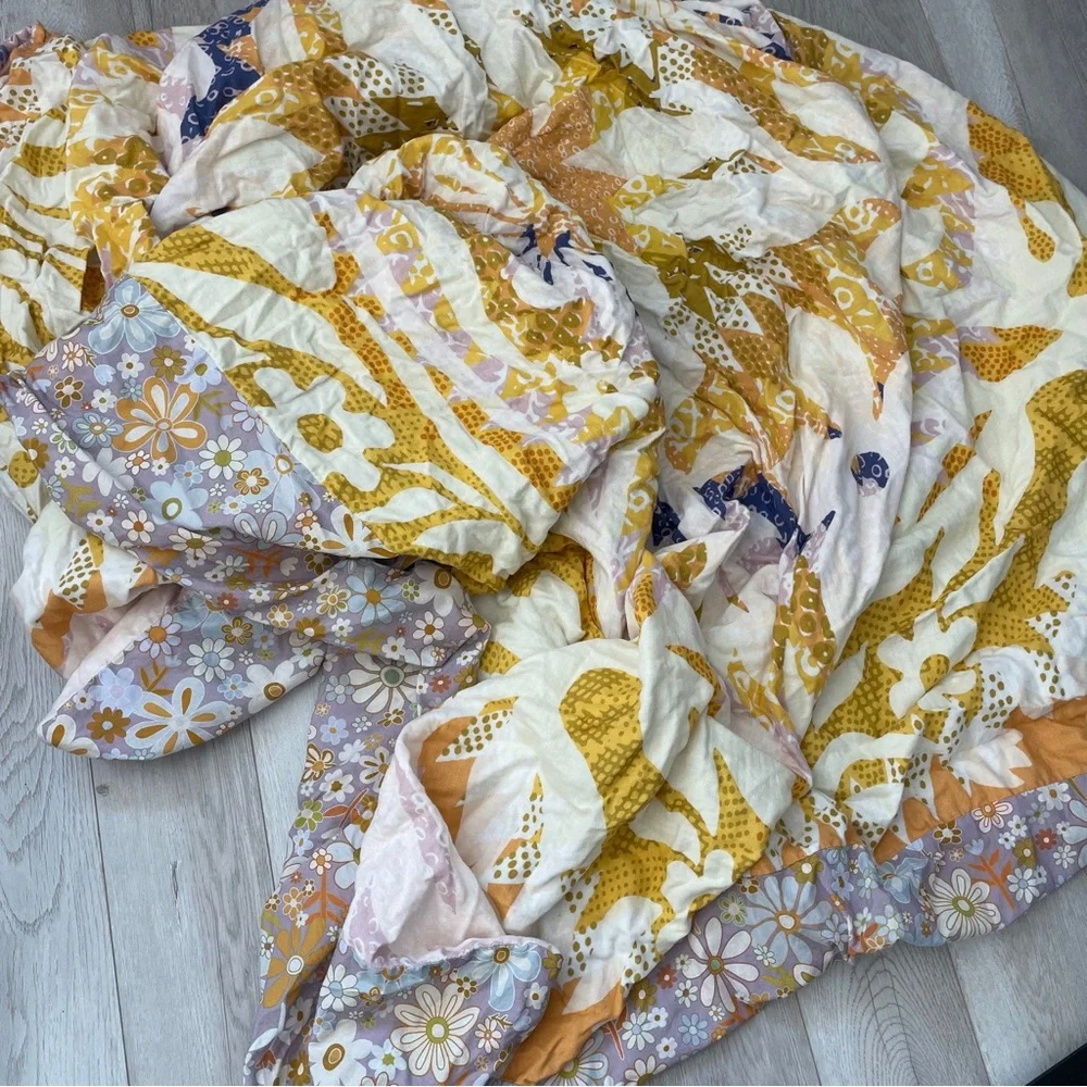 Urban Outfitters Duvet Cover amaya floral Orange Purple (twin XL) boho tapestry